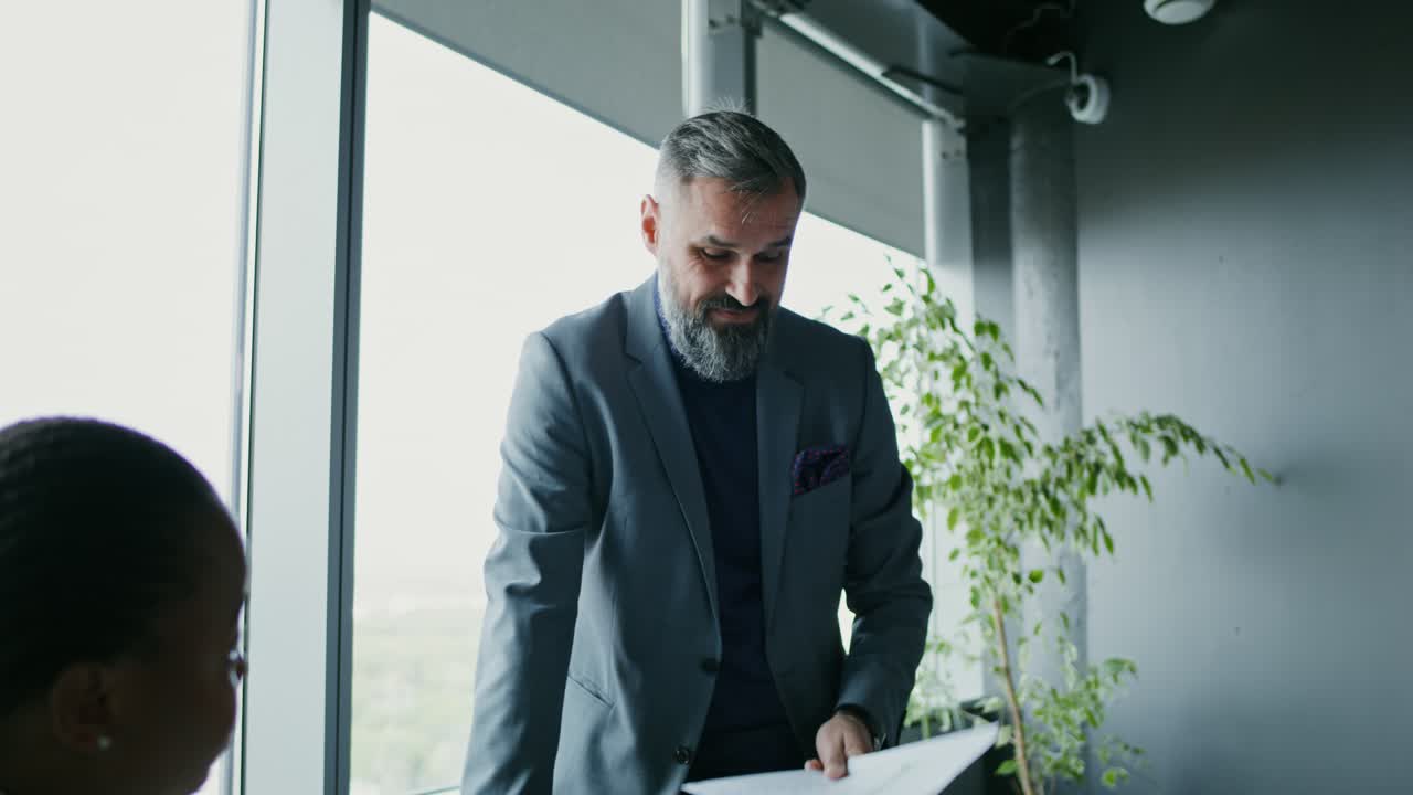 reunión de negocios en curso