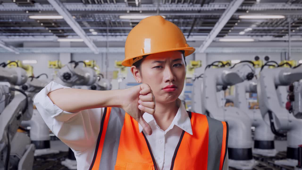 로 기술 에 반대 하는 공장 노동자