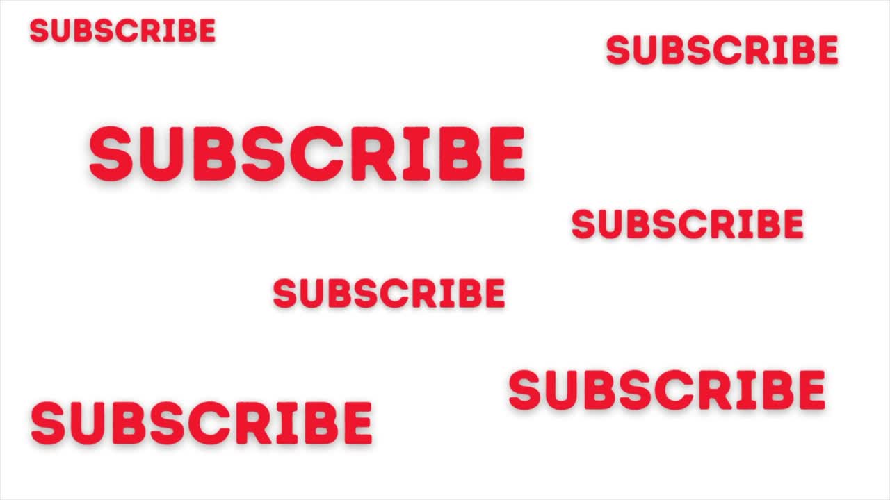 Animated Text Overlay Asking Viewers to Like, Comment, and Subscribe for YouTube Channel Outro