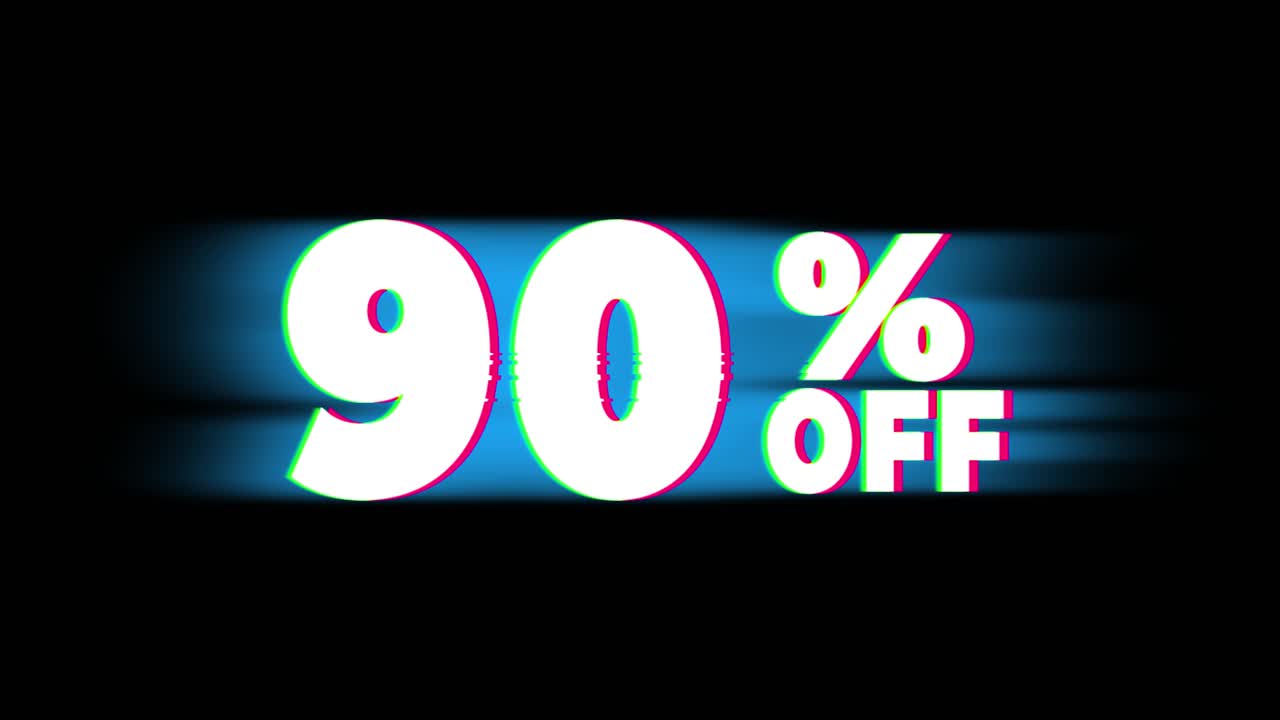 90% Off Sale Promotion Graphics