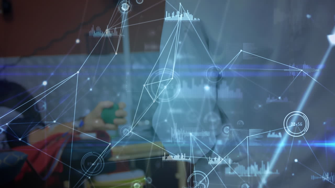 의사와 혈액 기증자에 대한 연결 네트워크와 데이터 처리의 활성화