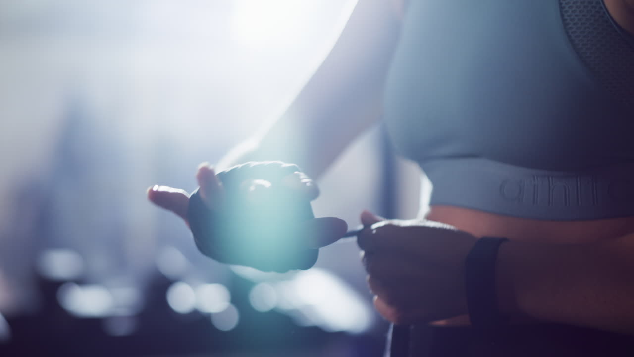 그녀의 피트니스 목표를 무너뜨리는