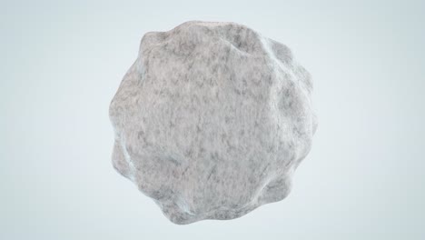 3D-Sphere-Morphing-Shape,-Snow-Ball,-Ice-Ball,-Goo,-Render-Animation,-Seamless-Loop