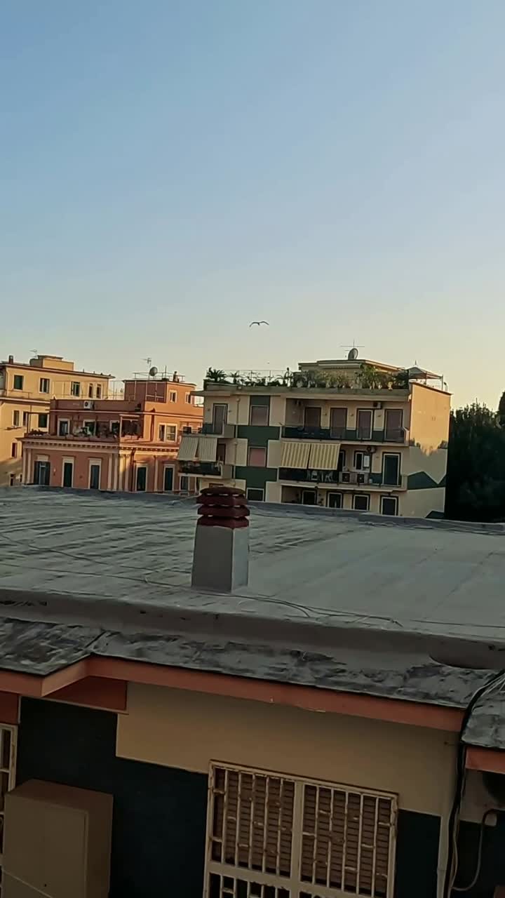 City Views of Italian Coastal Town