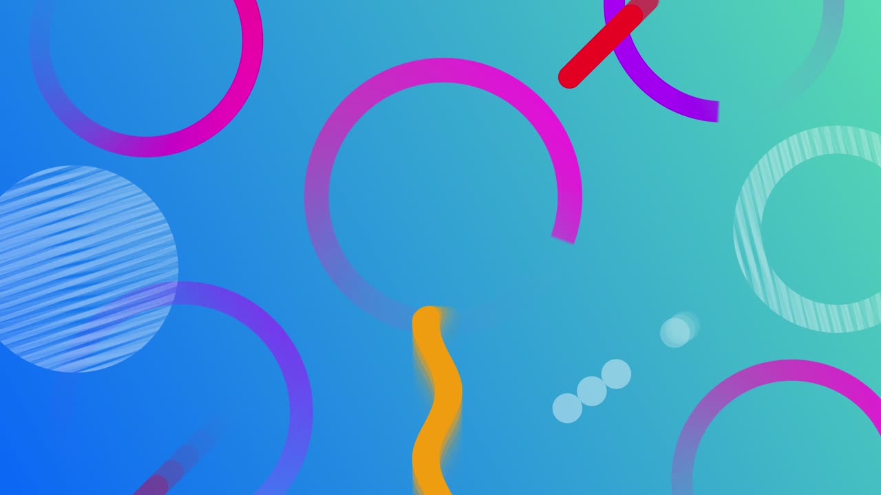 fondo de colores abstractos con anillos.