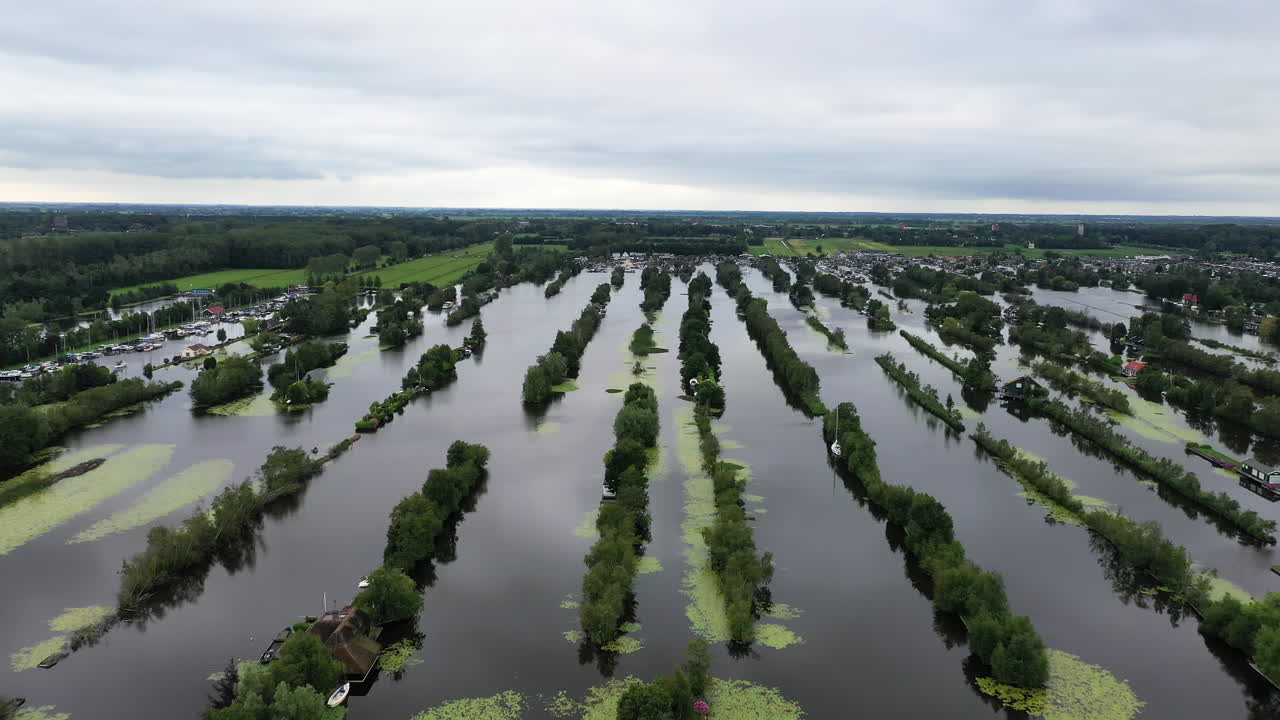 네덜란드 우트레흐트 지방의 은 섬 scheendijk