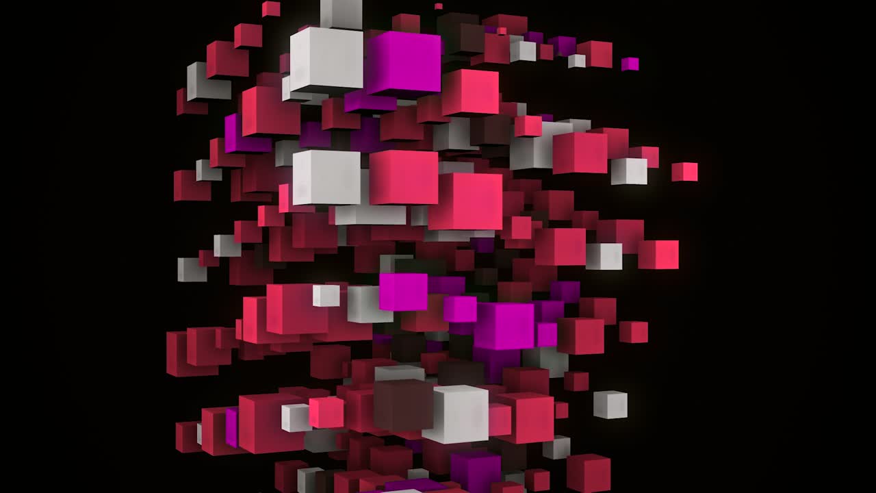 cubos abstractos de colores