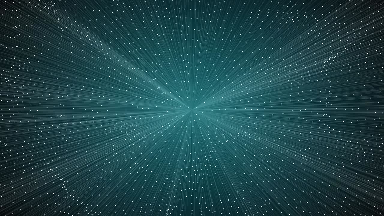 Abstract computer generated geometrical animation