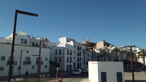 view of ibiza ´s seafront promenade