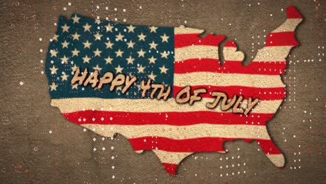 Dots-pattern-and-confetti-over-happy-4th-of-july-text-over-american-design-on-us-map