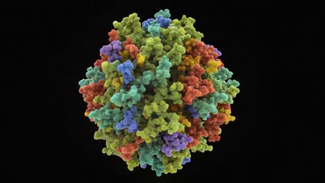 a vibrant visualization of molecular structures: exploring the complex architecture of molecular models and their intricate colored patterns in biological science