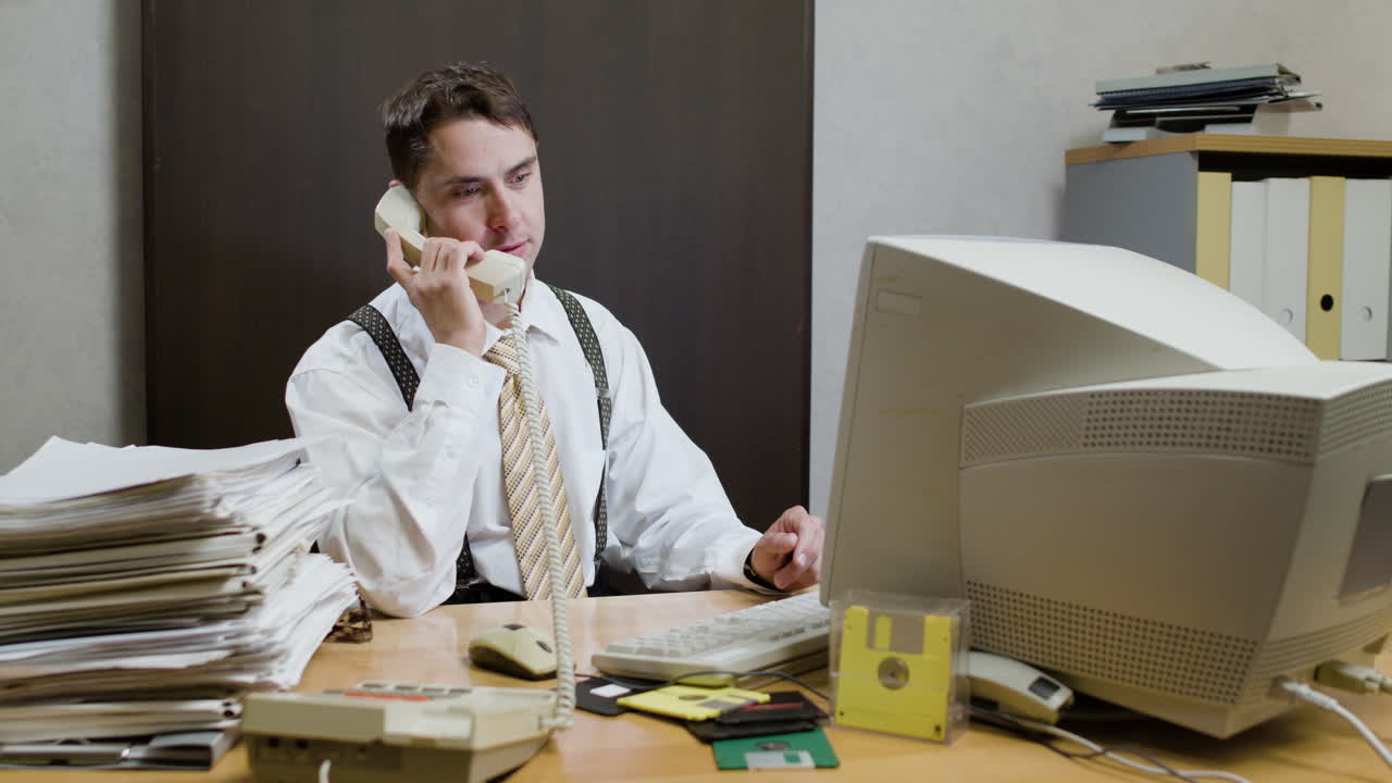 винтажный офис.