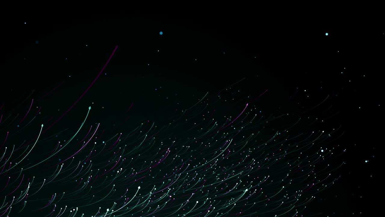 Particles dust abstract light bokeh motion titles cinematic background loop