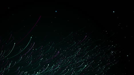 partículas de polvo abstracto luz bokeh títulos de movimiento bucle de fondo cinematográfico