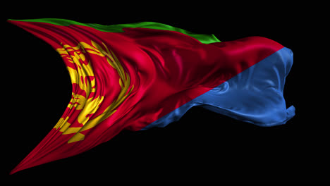 waving flag of comoros