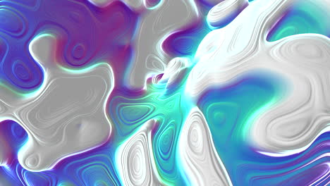 vibrant abstract digital art blue and purple design with curved lines and shapes