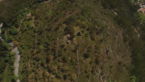 Römische-Stadtruinen-In-Portugal-Luftaufnahme