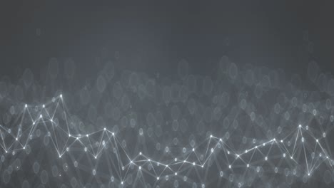 futuristic web shape abstract background seamless loop 3d render animation