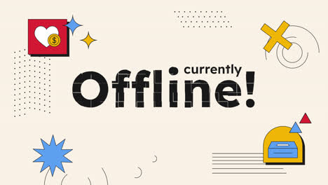 offline status graphic