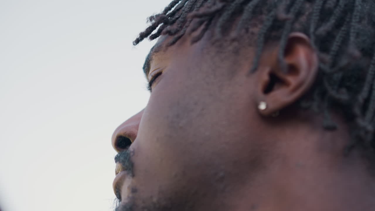 Silent Spiritual Pose, Tranquil Soldier With Folded Hands Honoring Dawn Through Quiet Worship, Peaceful Military Personnel With Hands Clasped In Devotion During Early Morning Bright Sky