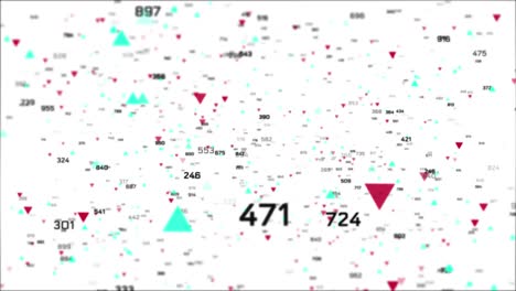 stock market ticker trading and stock market graph with increasing profit loss financial trading