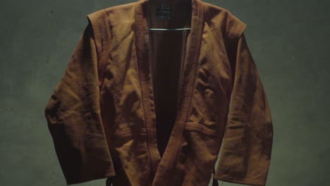 orange martial arts uniform