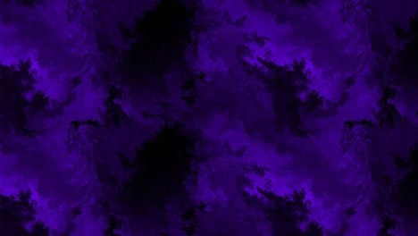 purple clouds in black background - animation