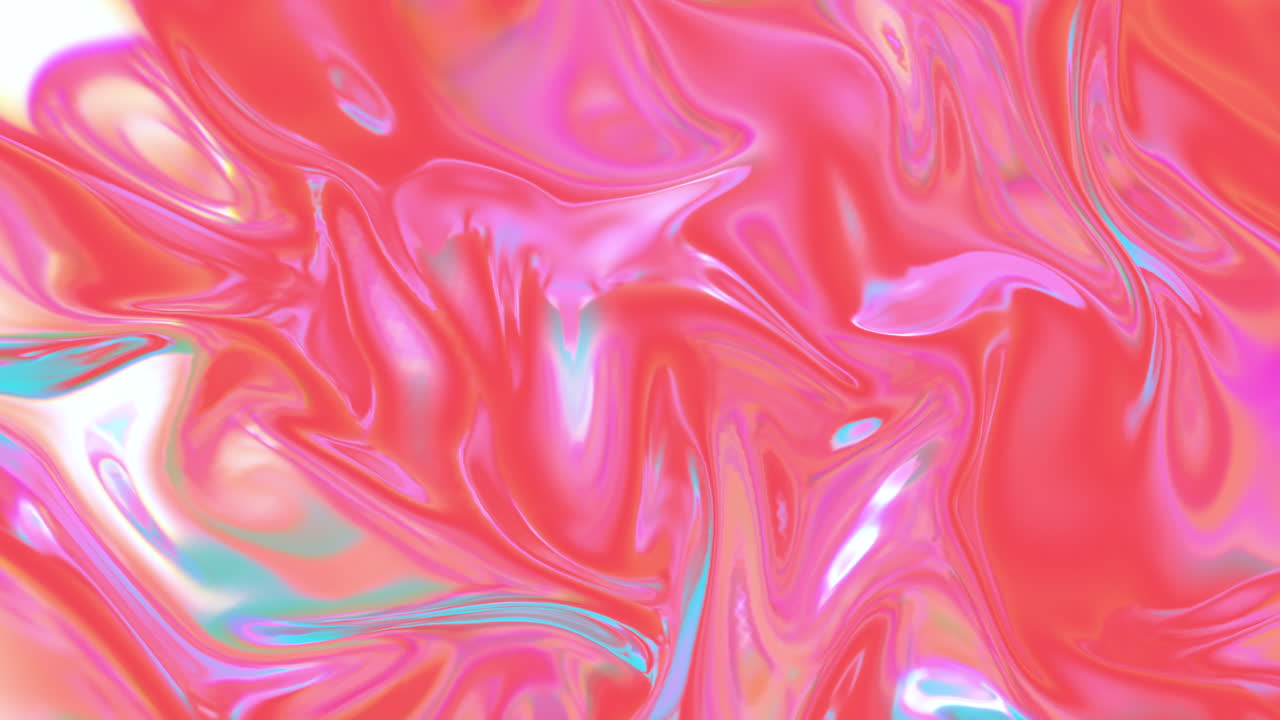 tela fluida, seda de onda multicolor, renderización en 3d.