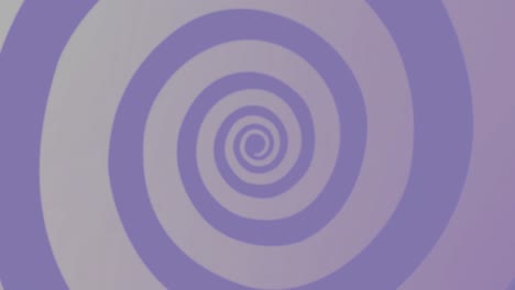 Circles-rotating-in-hypnotic-motion-against-purple-background