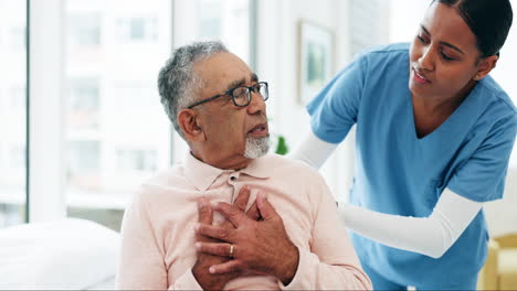 tuberculosis, nurse or sick old man in hospital