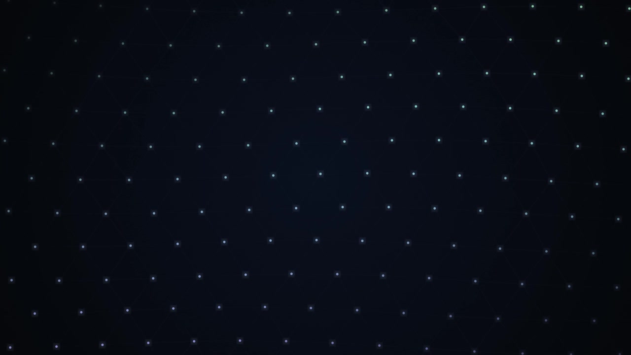 Abstract Digital Network Background with Glowing Nodes and Connecting Lines