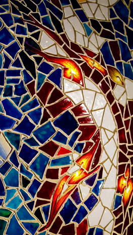 colorful mosaic tiles