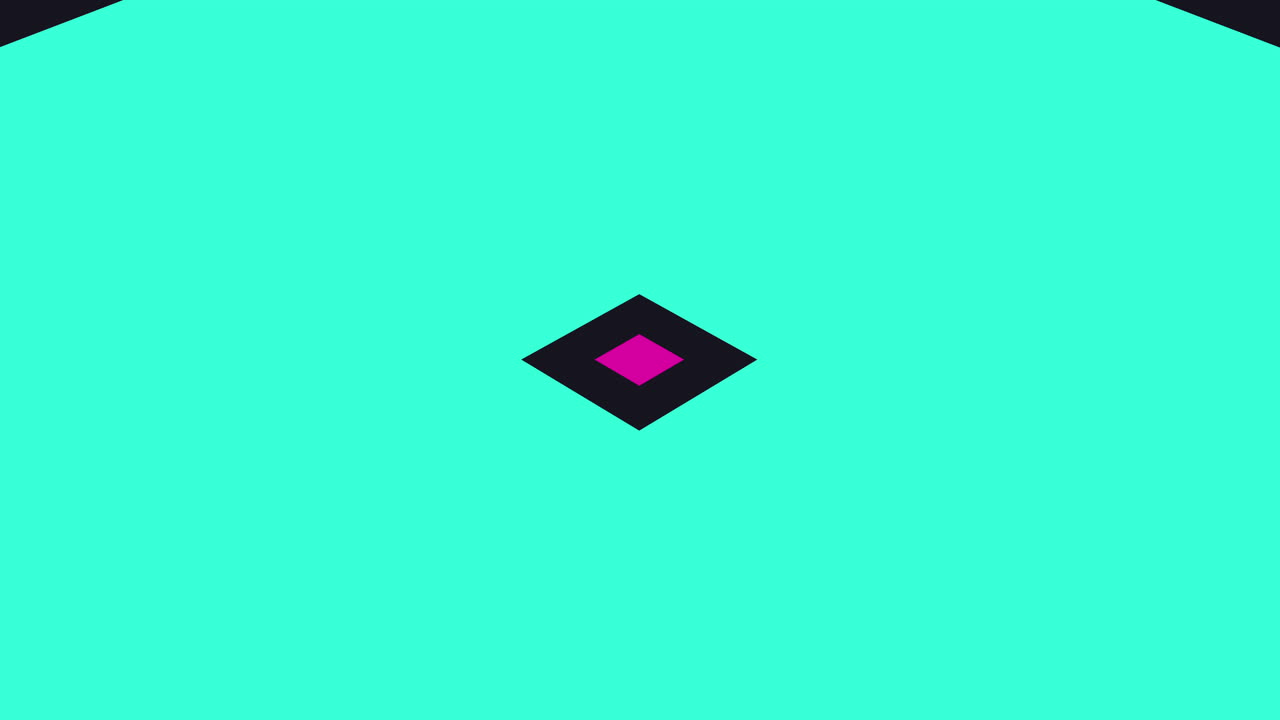 Vibrant Abstract Geometric Shapes Morphing and Pulsating