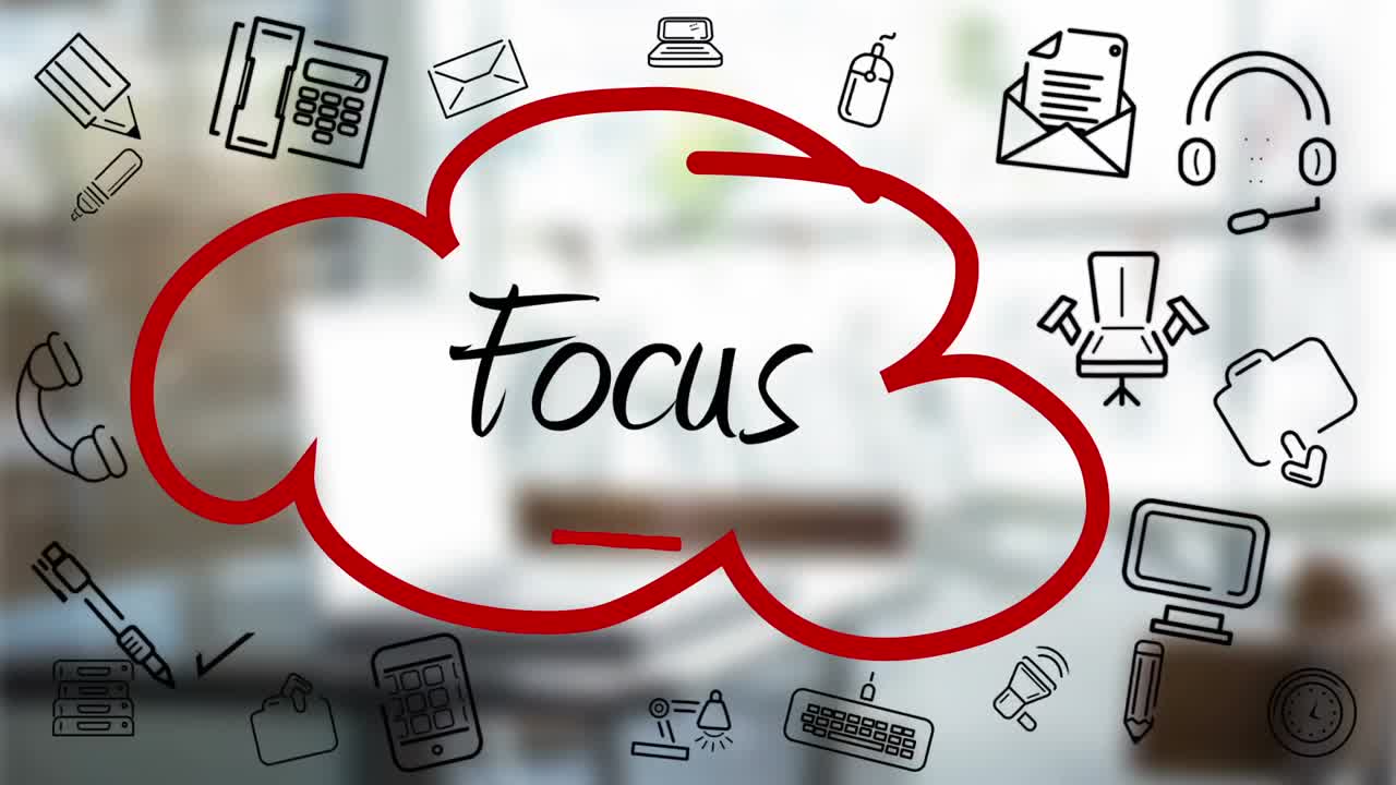 구름 흐름 차트를 그리는 사업가