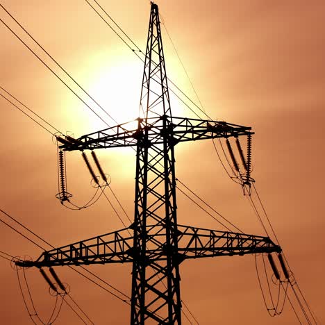 high power electricity poles