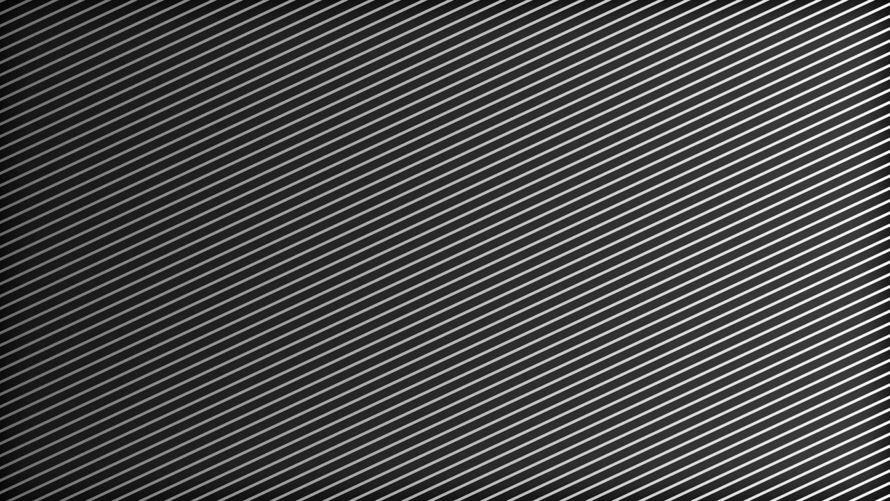 Fondo abstracto con líneas blancas diagonales moviéndose a través de una pantalla negra