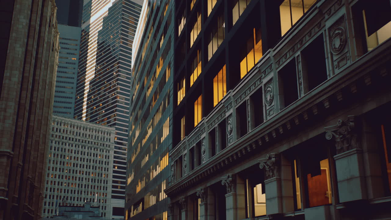L'architettura urbana fonde elementi di design moderni e classici.
