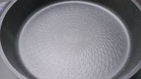 empty non-stick frying pan