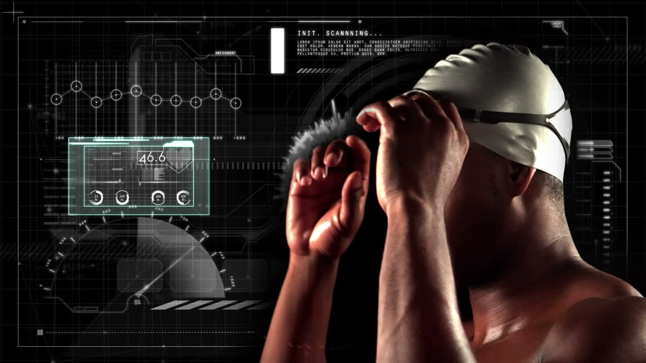 프로 수영 선수 의 초상화