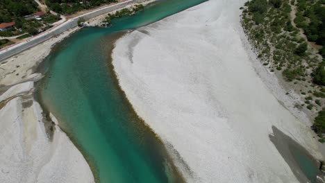 wild river of vjosa in danger of planned hydropower plants projects