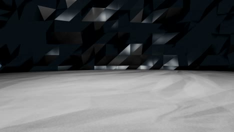 perfectly seamless loop 3d rendering background origami