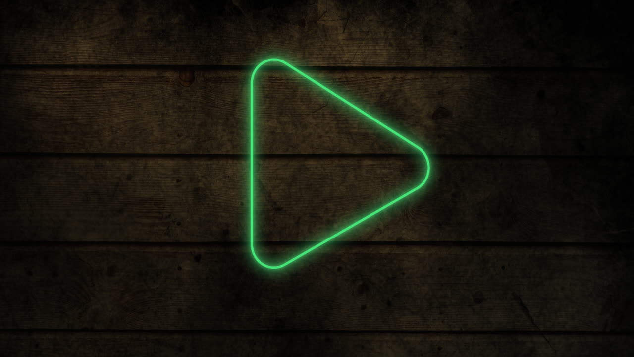 Heart neon sign on brick wall 4k