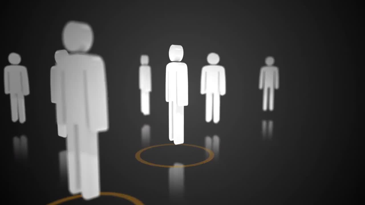 3d 남자들이 회전합니다.