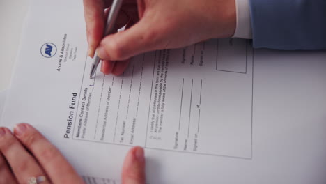 firmar un formulario