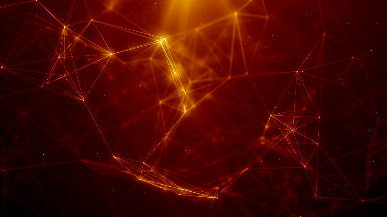 plexus abstracto de red títulos de tecnología ciencia de fondo bucle