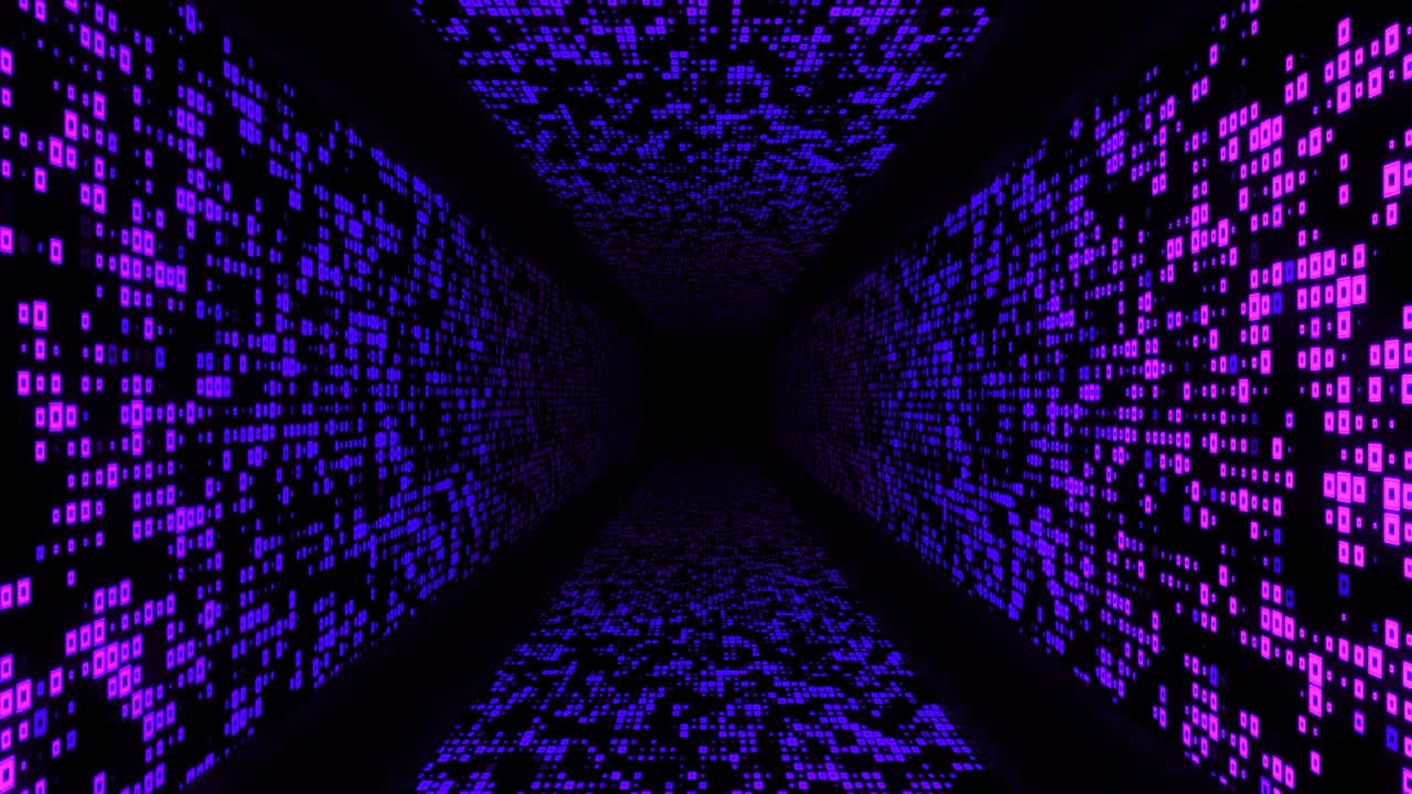 Binary Code Background Loop