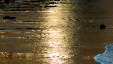 sun set on the beach