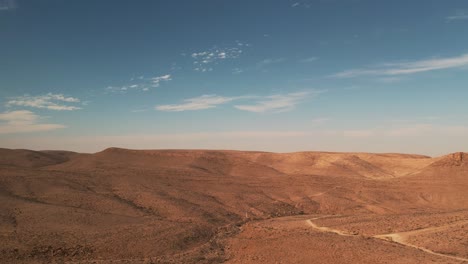 revealing drone shot of a beautiful desert.