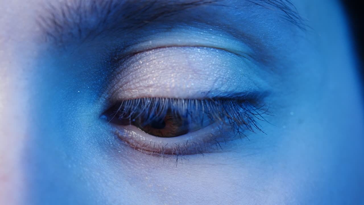 primer plano de un ojo humano