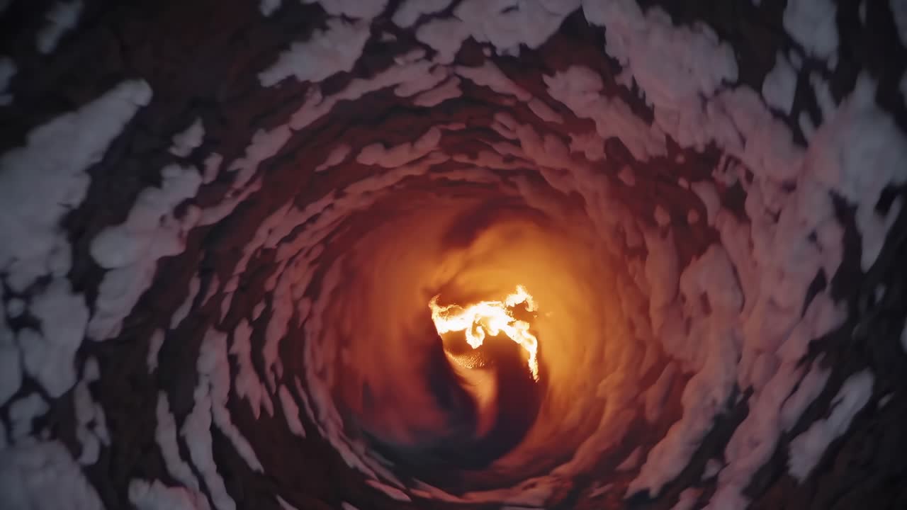 Fiery Tunnel Vortex